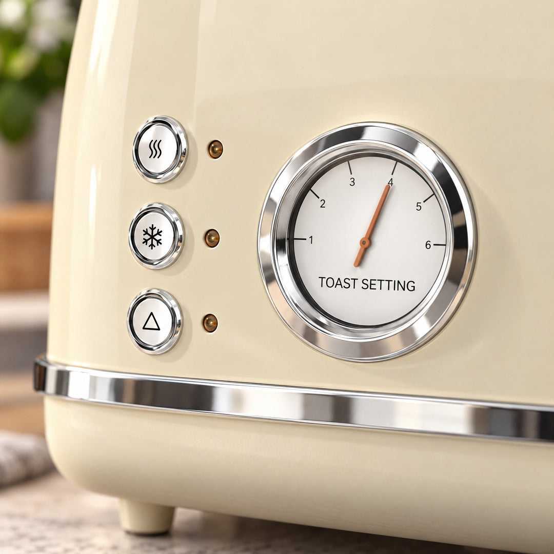 Witt Toaster Standgerät Premium Retro 1000 W