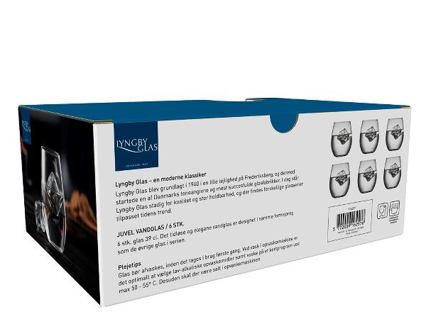 Lyngby Glass - Jewel Wasserglas - 39 cl - 6 Stück.