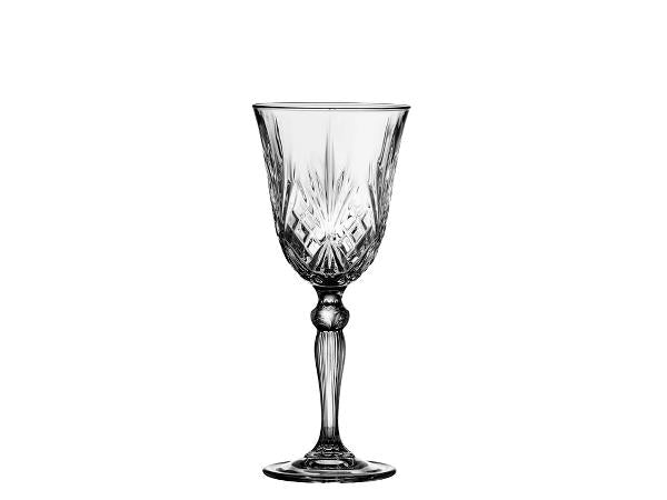 Lyngby Glass – Melodia Weißwein 21 cl – 4 Stück