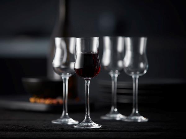 Lyngby Glass – Jewel Portweinflaschen 9 cl – 6 Stück