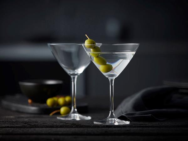 Lyngby Glass – Jewel Martiniglas 28 cl – 4 Stück