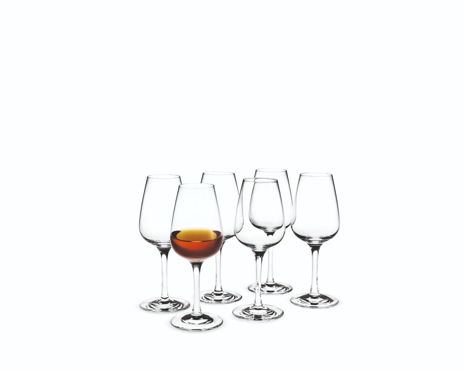 Holmegaard - Bouquet Spirit Glas klar 12 cl - 6 Stück.
