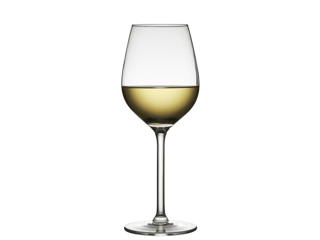 Lyngby Glass - Jewel - Weißwein 38 cl - 4 Stück.
