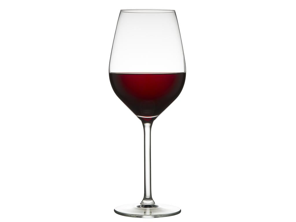 Lyngby Glass - Juvel Rotwein 50 cl - 4 Stück.