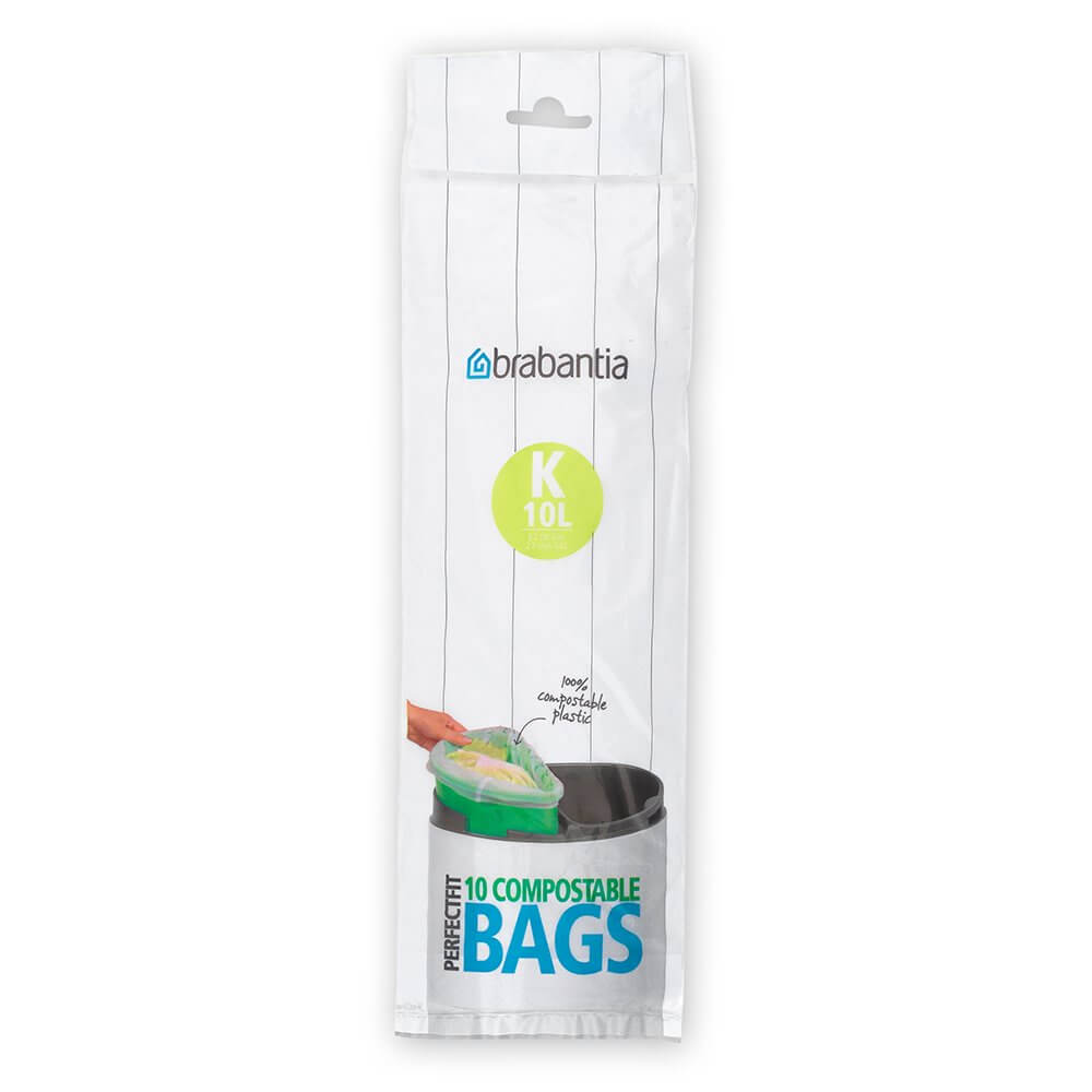 Brabantia – Müllbeutel Größe K – 10 Stück. Bio