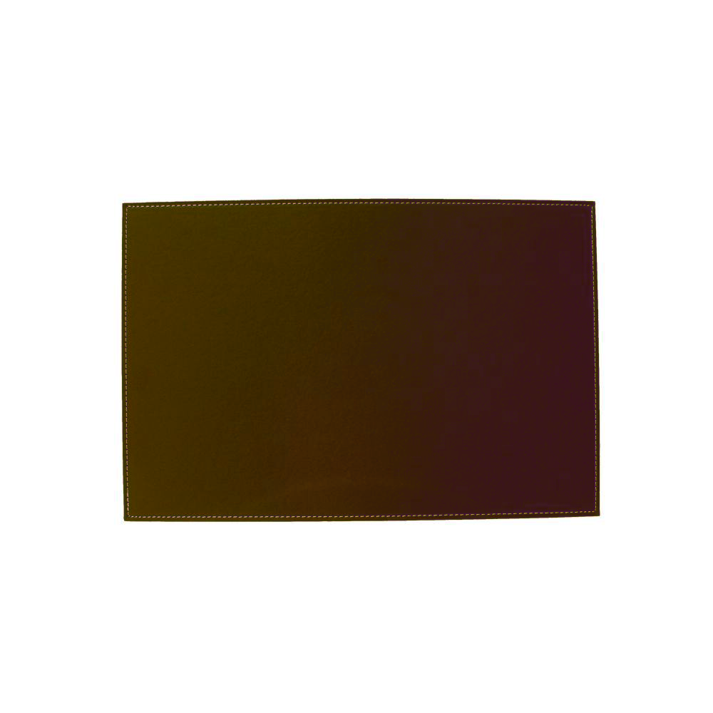 Dacore - Platzset aus Kunstleder, hart, dunkelbraun, 30 x 45 cm
