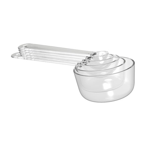 Gastromax – Messlöffel-Set aus transparentem Kunststoff – 5-teilig