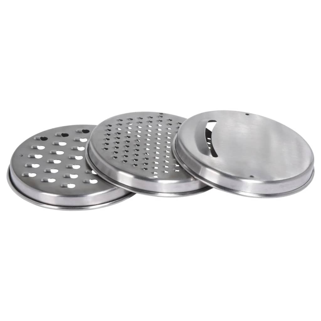 Rührschüssel mit 3 Reiben und Deckel – Edelstahl