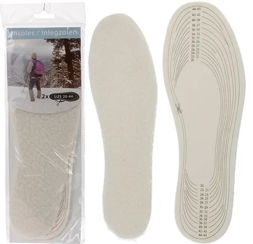 Fleece-Schuhsohlen – 1 Paar