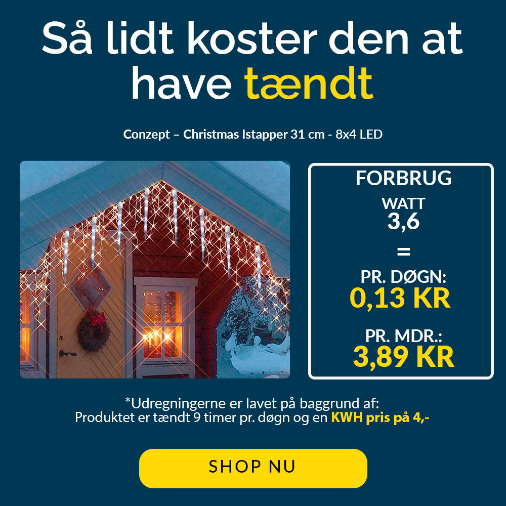 Conzept Weihnachten – Eiszapfen, 31 cm, Acryl, 8x4 LEDs – 8 Funktionen