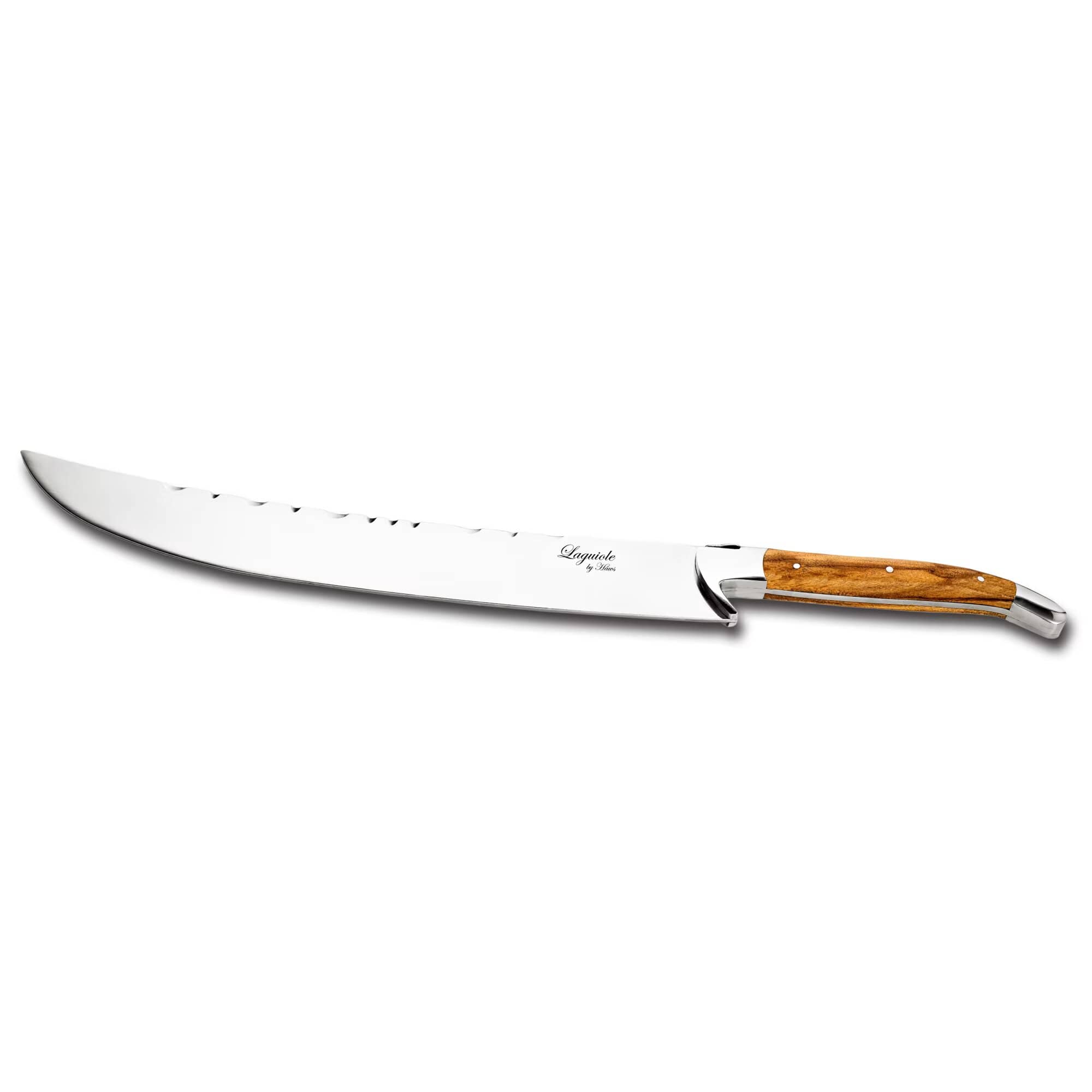 Laguiole von Haws – Champagnersäbel 27,2 cm Olivenholz