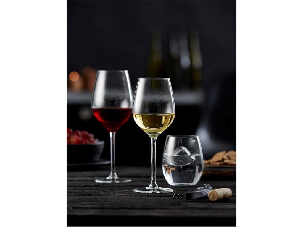 Lyngby Glass - Jewel - Weißwein 38 cl - 4 Stück.