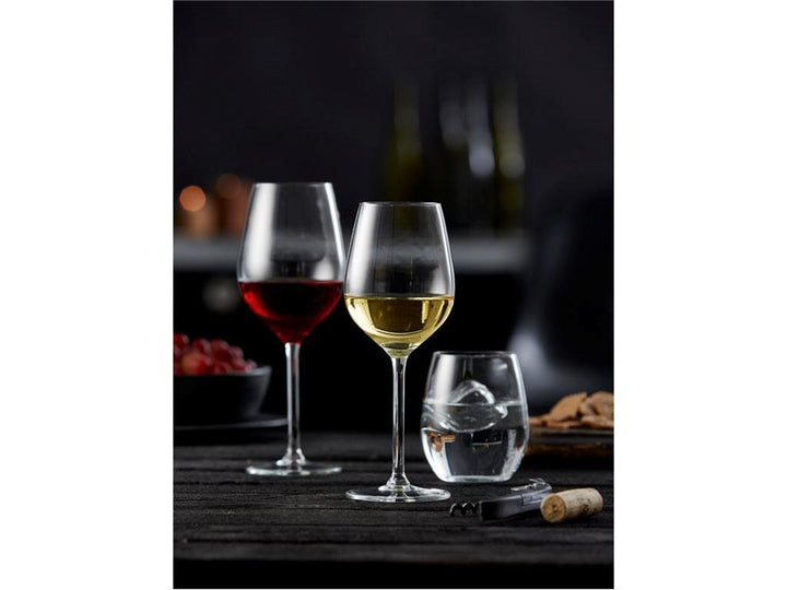 Lyngby Glass - Jewel - Weißwein 38 cl - 4 Stück.