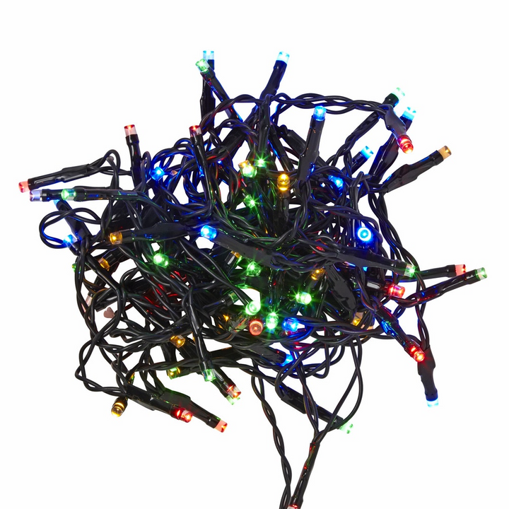 Conzept – Weihnachtslichterkette – Mehrfarbig mit Fernbedienung – 80 LEDs
