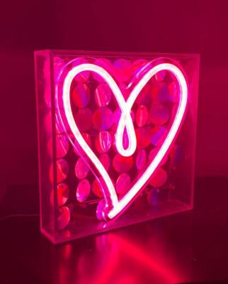 Neonschild – Herz für USB