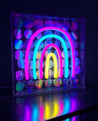 Neonschild – Regenbogen für USB