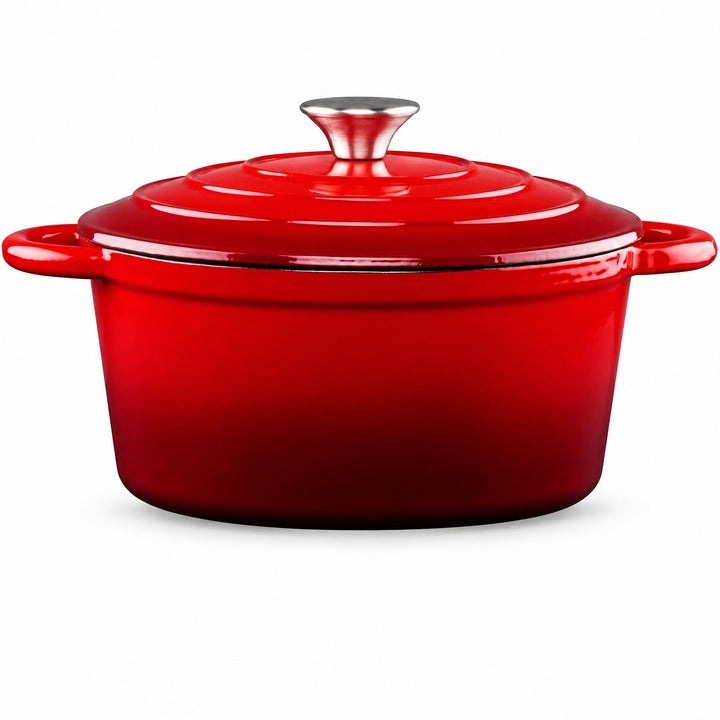 Gusseisentopf 3,8 L – rot