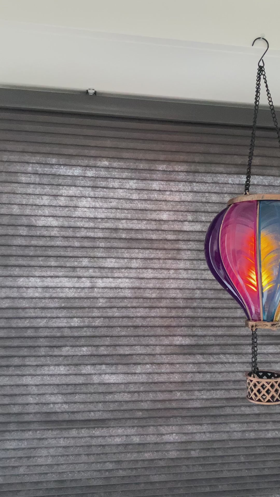 Konzept – Solar-Heißluftballon – mittel – mit Flammeneffekt