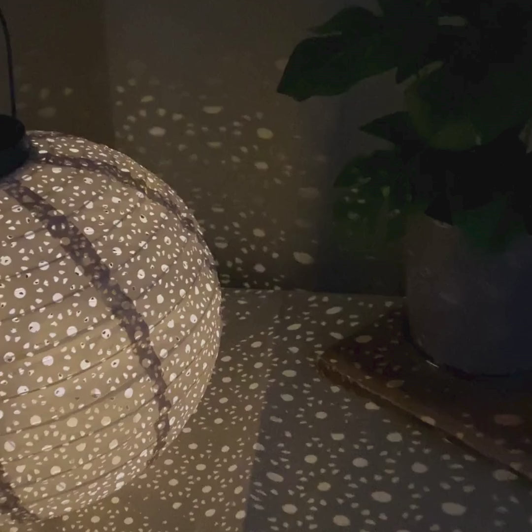 Solarlamp Ø25 cm zand