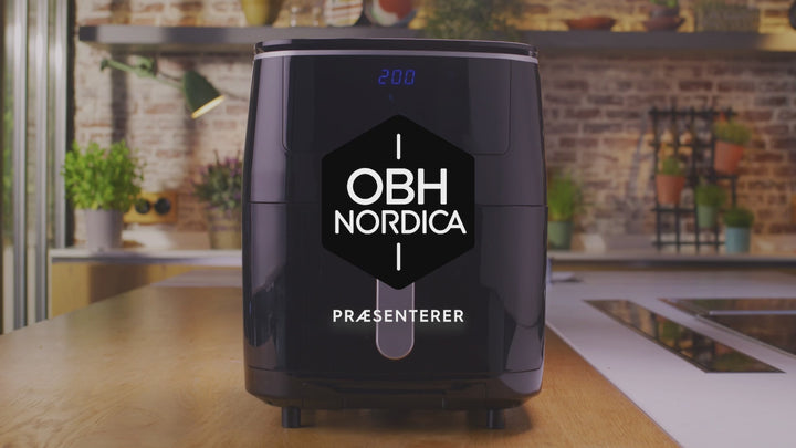 OBH Nordica Easy Fry Heißluftfritteuse 3-in-1 Dampf+