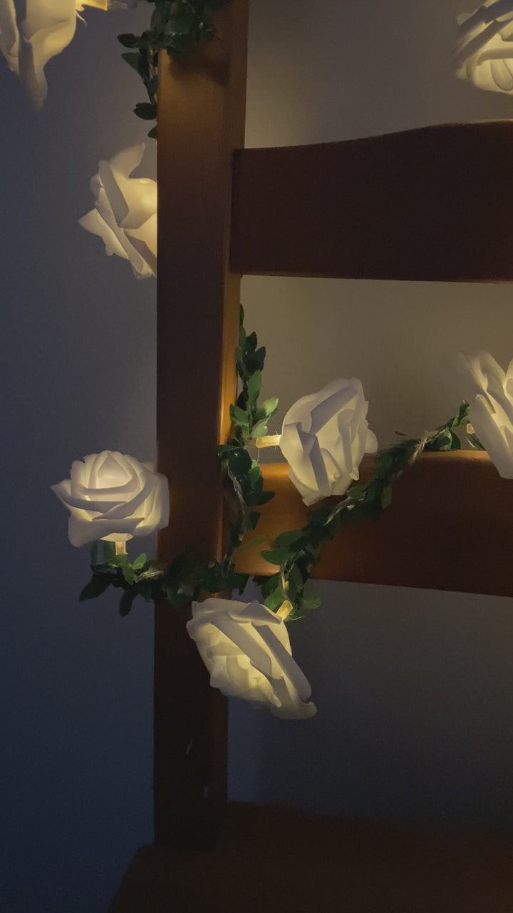 Konzept - Solarlichterkette mit Rosen 20 Stk.