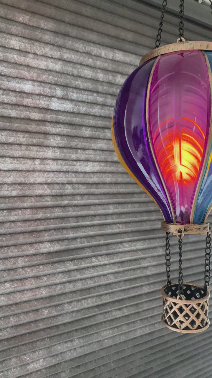 Konzept – Solar-Heißluftballon – mittel – mit Flammeneffekt