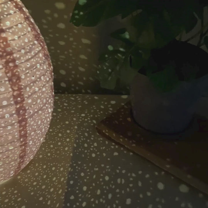 Solar-Laternenlampe Ø22x32 cm rosa
