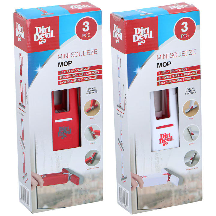 Dirt Devil – Mini-Mopp mit Drehfunktion – verschiedene Farben