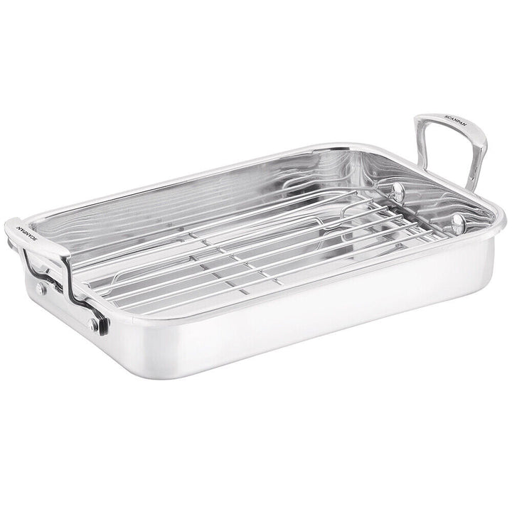 Scanpan - Bräter mit Rost 43x28 cm - Impact