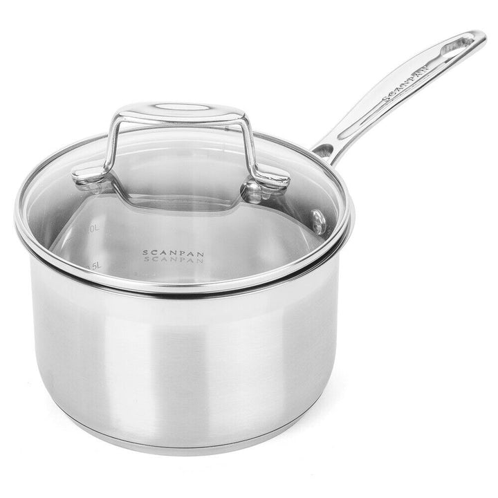Scanpan - Stielkasserolle mit Deckel 1,8 l / 16 cm - Impact