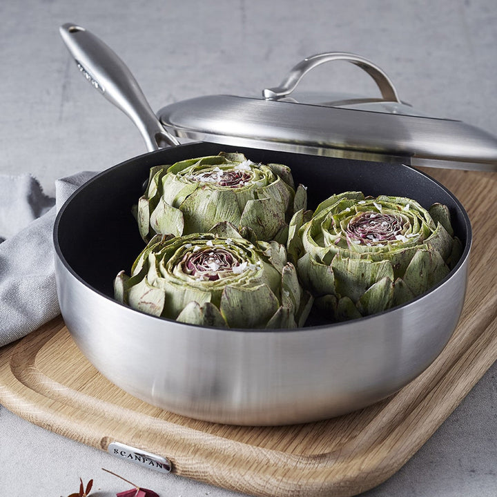 Scanpan - CTX Bratpfanne mit Glasdeckel 26 cm/3,7 l