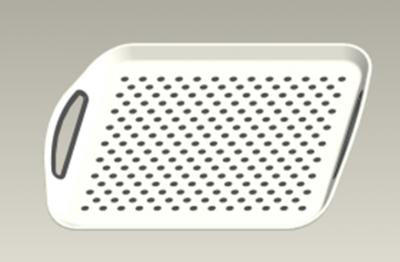 Rutschfeste Servierplatte 40,5 x 28,5 cm