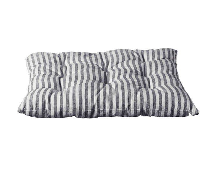 Dacore - Futonkissen 40x40 cm - Blau/weiß gestreift
