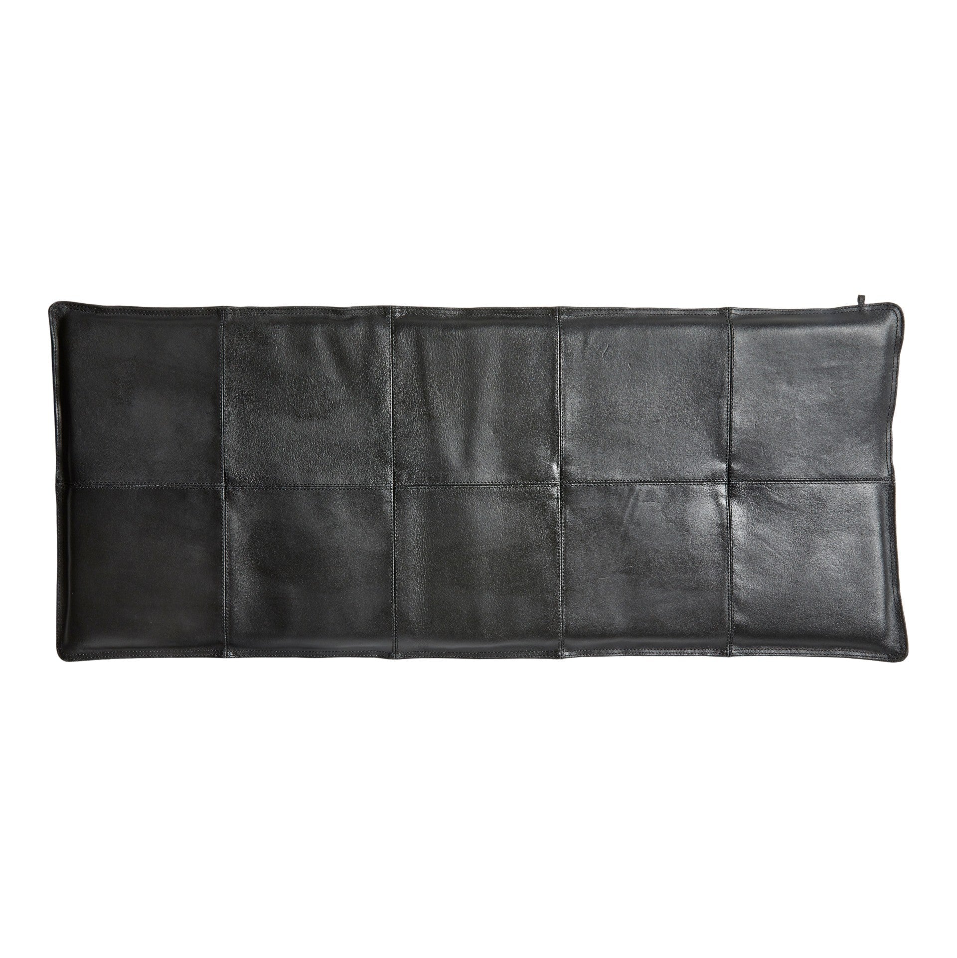 Sitzbankkissen 90x35cm Büffelleder schwarz