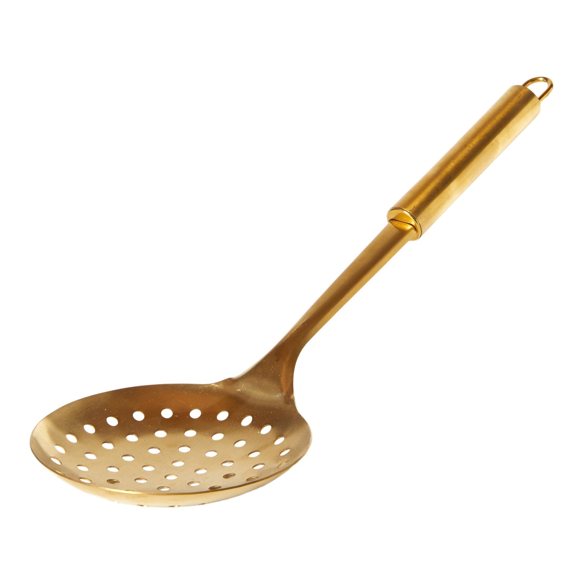 Schaumlöffel – goldfarben, 33,5 cm, Edelstahl