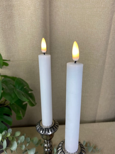 Conzept – Kandelaar, 2 stuks, wit, 18 cm