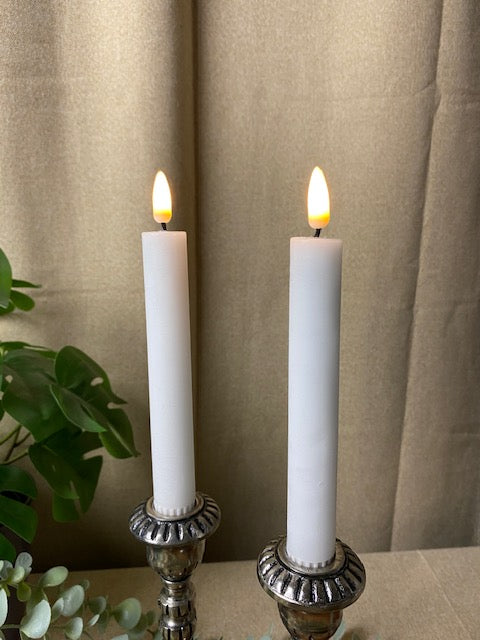 Conzept – Kandelaar, 2 stuks, wit, 18 cm