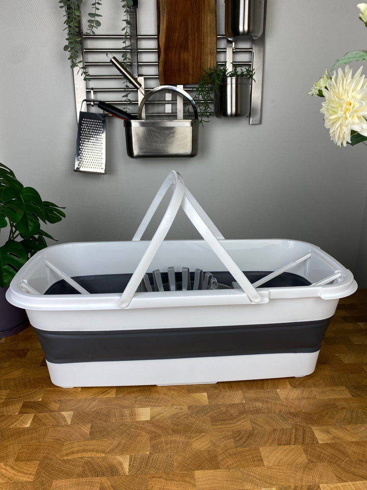 Conzept – Faltbarer Moppeimer mit Auswringer, 15 l, 55 x 27 x 19 (9) cm