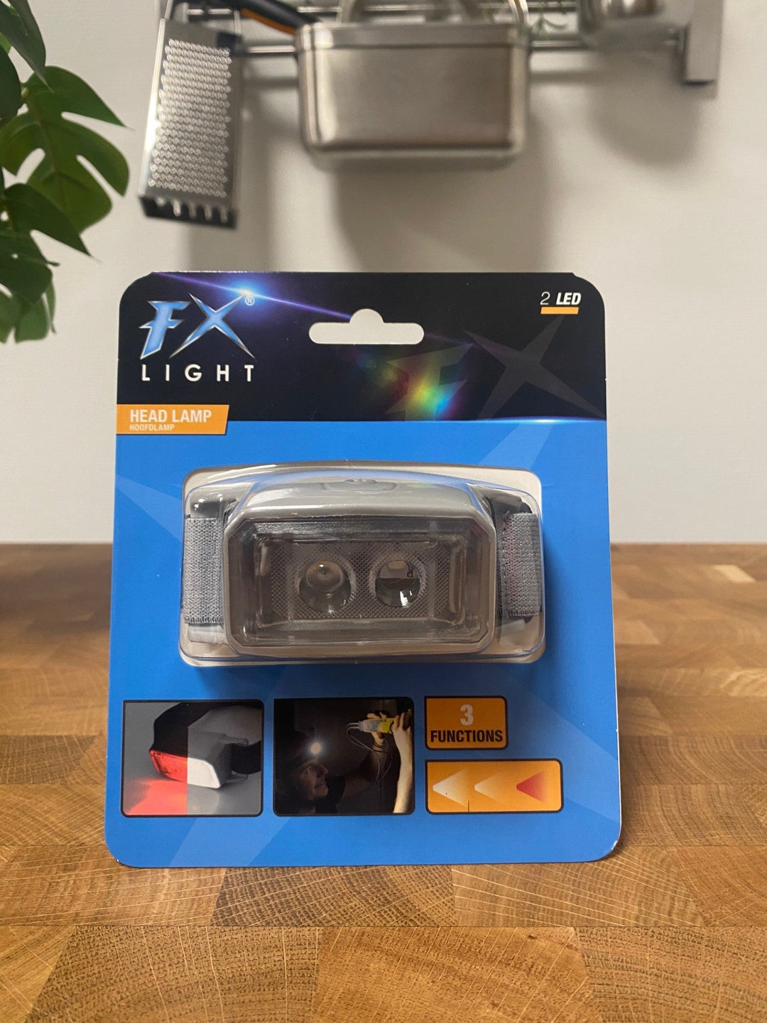 Stirnlampe 1 Stück - mit 3 Funktionen - 2 verschiedene