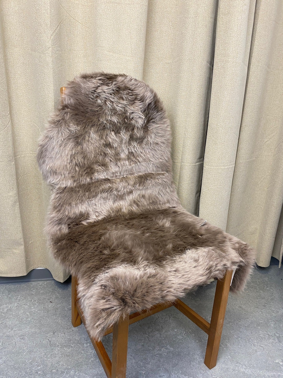 Lammfell 85x55 cm Neuseelandbraun