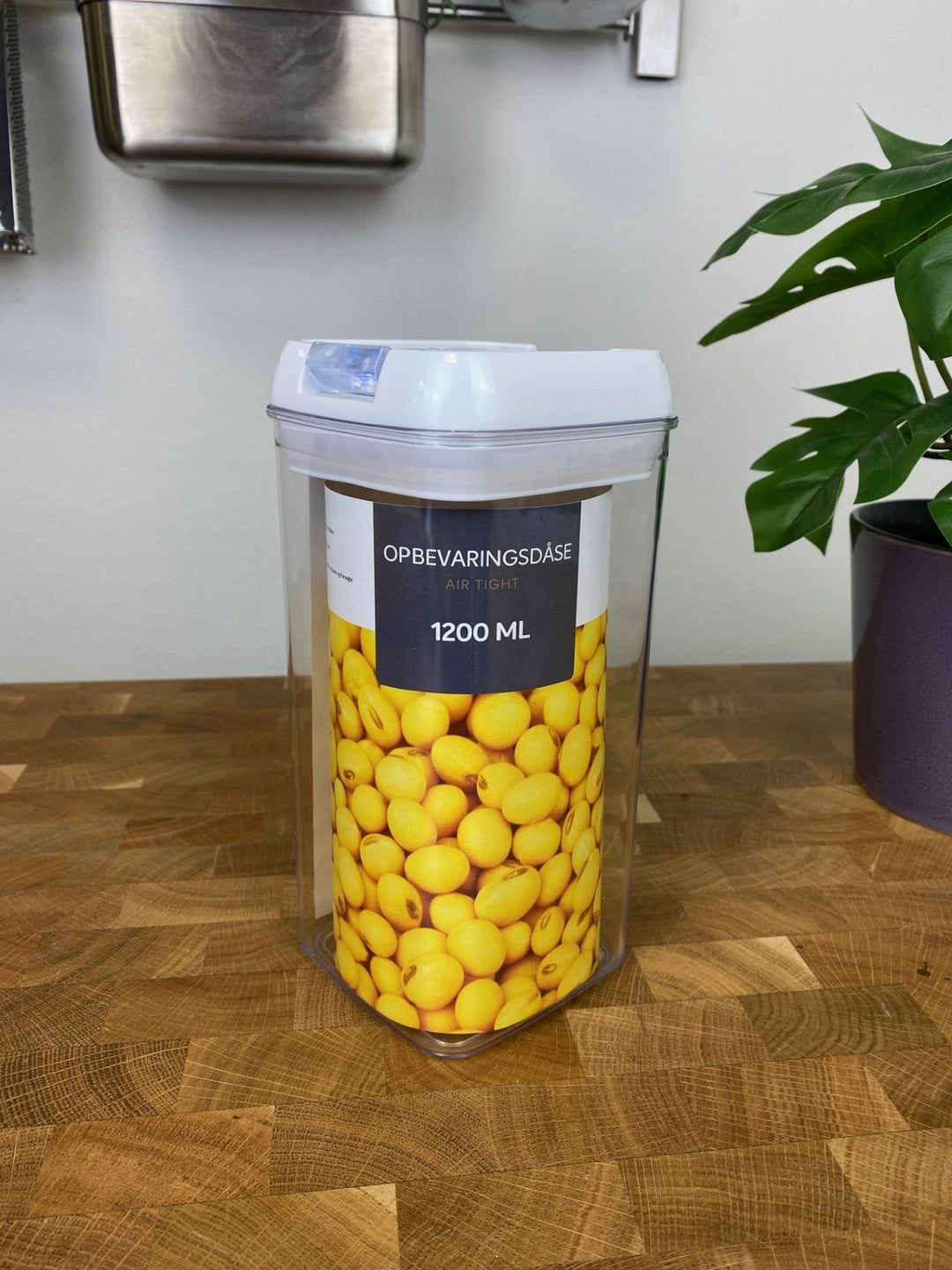 Conzept – Luftdichter Aufbewahrungsbehälter, 1200 ml, 10 x 10 x 20,5 cm