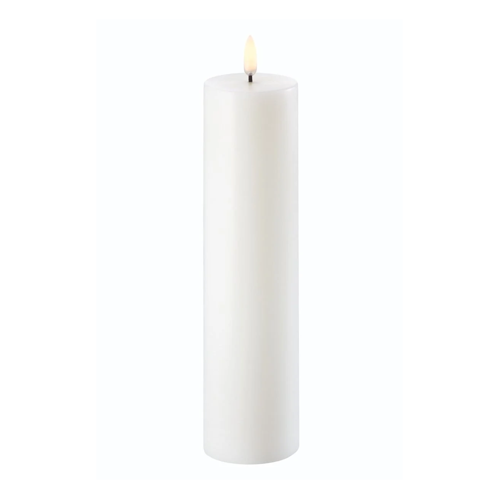Uyuni – LED-Blockleuchte 5,8 x 25 cm – Nordisch Weiß