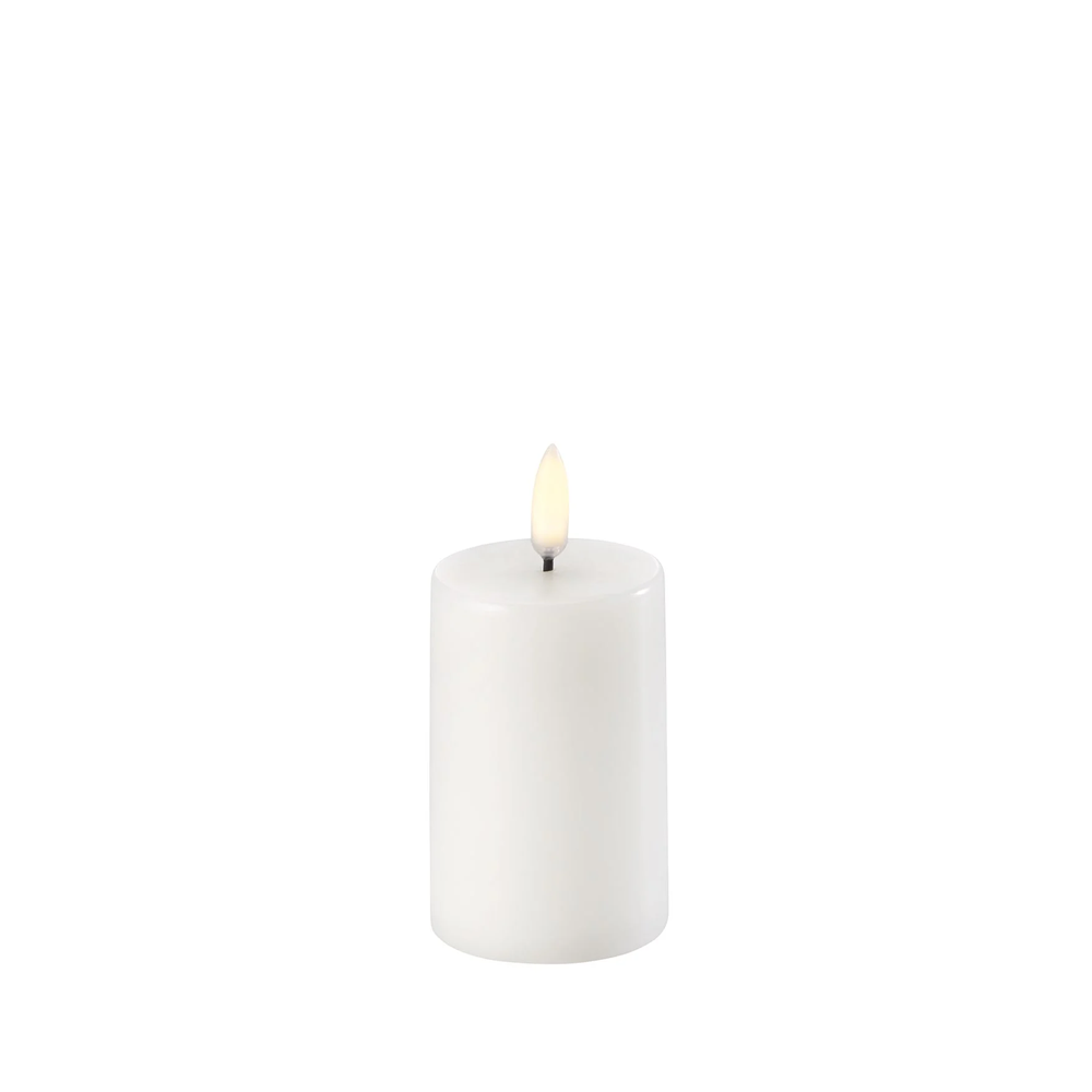 Uyuni – LED-Blockleuchte 5 x 7,5 cm – Nordisch Weiß